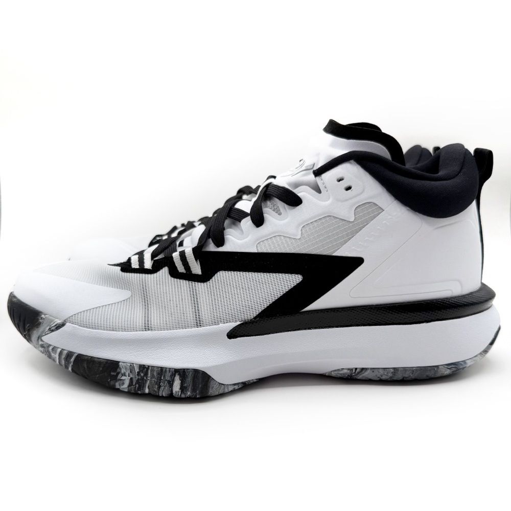 Sir Jordan Zion 1 TB Basketball Sneakers Mens Size 12.5 Shoes White Black New